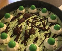 Choc mint cheese cake