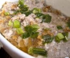 Steamed Preserved Vegetables and Minced Pork