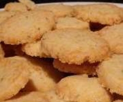 Cheese sables (cheese biscuits)