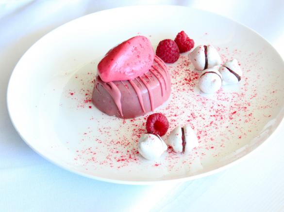 Pretty in pink - ruby chocolate dessert