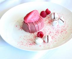 Pretty in pink - ruby chocolate dessert