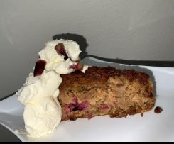 Kate’s Rhubarb Cinnamon Cake