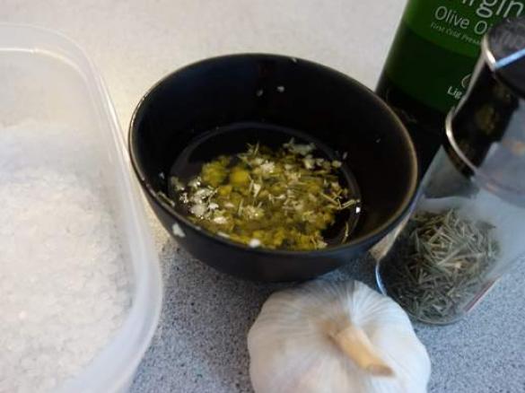 Garlic and Rosemary Oil