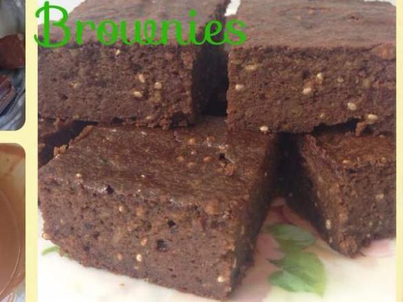 Avocado and Chia Brownies 
