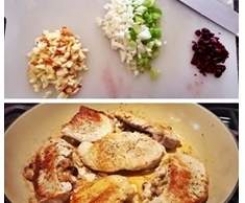APPLE AND CRANBERRY STUFFED PORK LOIN CHOPS RECIPE