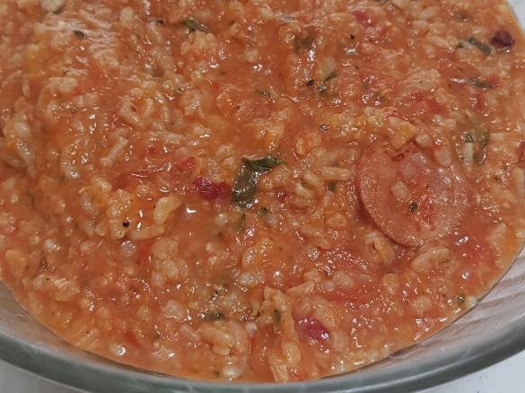 Variation Risotto Arrabbiata