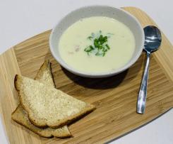 Cauliflower, Bacon and Parmesan Soup