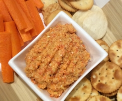 Roasted capsicum, cashew & Parmesan dip