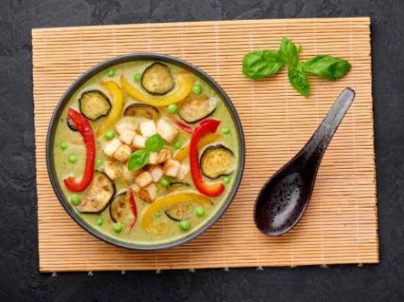 Thai Green Curry Recipe With Spring Vegetables: