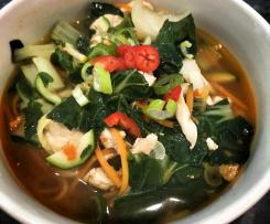 Asian Chicken Vegetable Noodle Soup