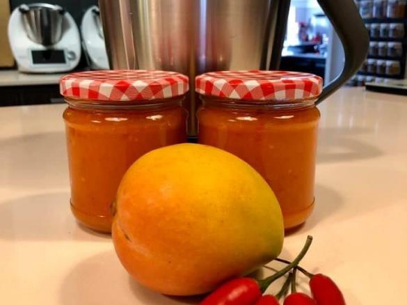 Habanero and Mango Chili Sauce