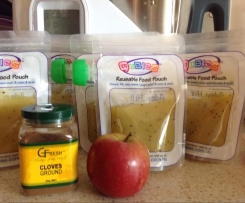 Apple, kiwi and Clove Puree (for reusable pouches)