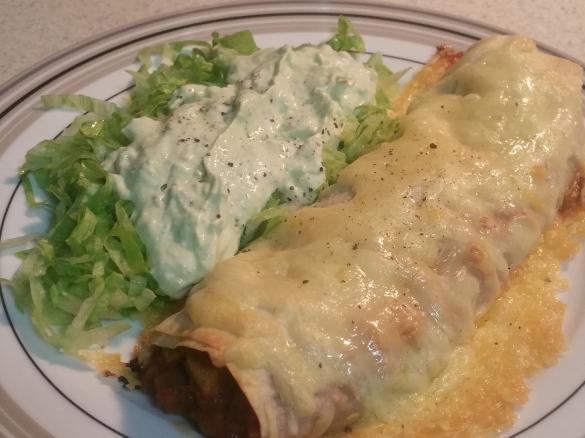 EASY VEGETARIAN ENCHILADAS
