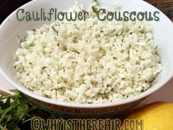 Cauliflower Couscous (Tabouleh)