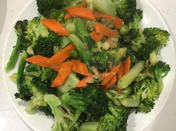 Stir fried broccoli