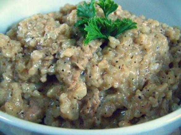 Pork Fillet in Wattle Seed Risotto