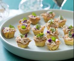 Peanut and Soba Noodle Wonton Cups