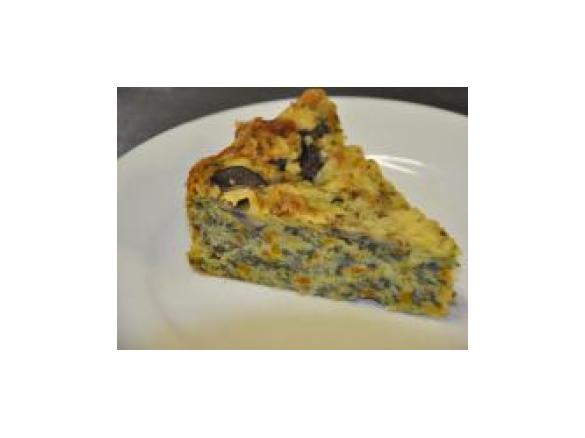 Carrot/Pumpkin Spinach Slice