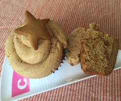 Gingerbread & Cream Cup Cakes