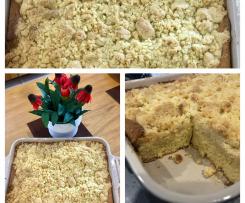 Heidi’s German Streusel Kuchen (Crumble cake) yeast free version
