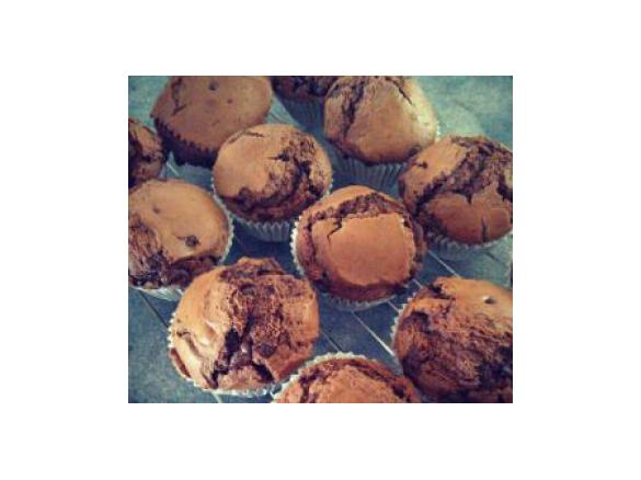 Double Choc Muffins