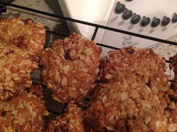Peanut Butter & Chocolate Oat Biscuits