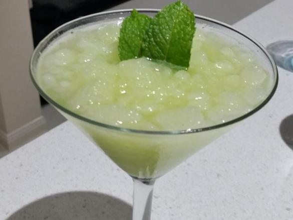 Cucumber, Lime and Mint Sorbet Cocktail
