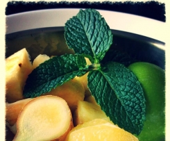 Pinapple, Apple, Ginger & Mint Sorbet