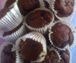 Double Choc Chip Muffins