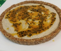 Raw Vanilla & Passionfruit Tart - Recipe by Lola Berry