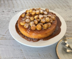 Caramel and macadamia cheesecake