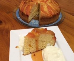 Orange Quince Cake with Orange Syrup