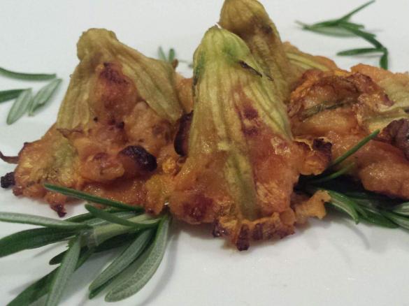 Zucchini Flower Fritters