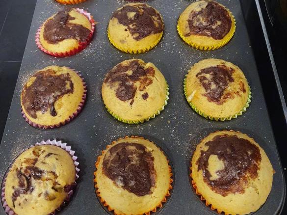 Gluten free nutella banana muffins (Becky Excell)