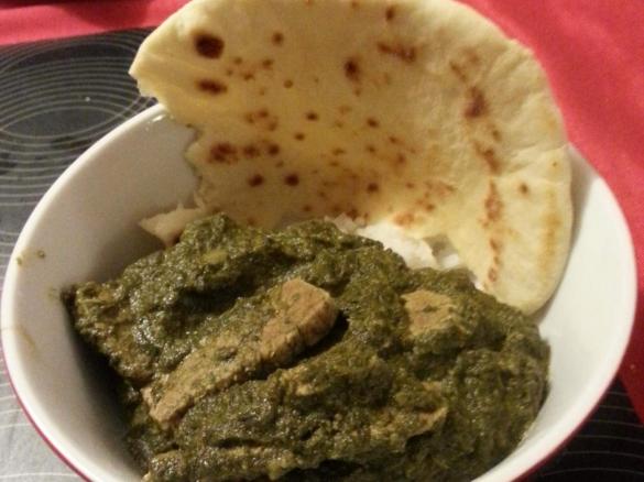 Spinach Beef Curry