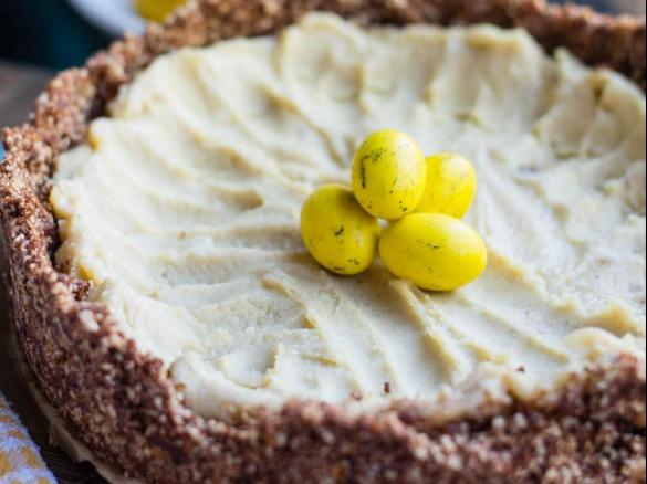 Raw Lemon Lime Cheesecake