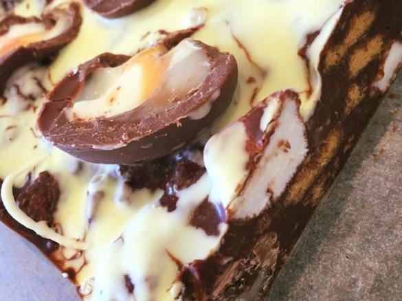 Cadbury Creme Egg Rocky Road
