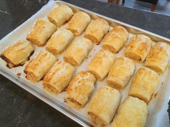 Chicken, Cheese & Pork Sausage Rolls