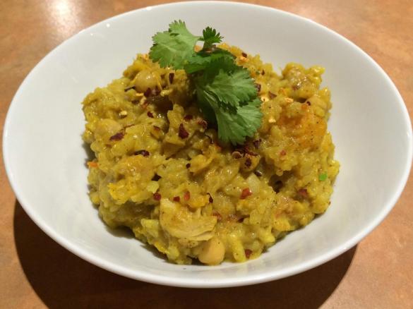 Moroccan Chicken Risotto