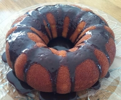 Chocolate Drizzle Carrot Cake