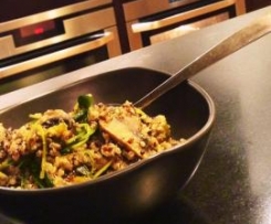 Gwyneth Paltrow's quinoa with mushrooms & baby spinach