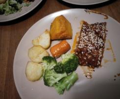 Meatloaf with Honey Mustard Glaze
