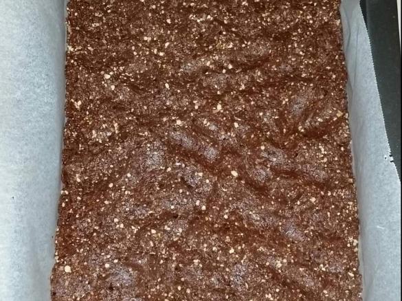 Cacao and Cashew slice