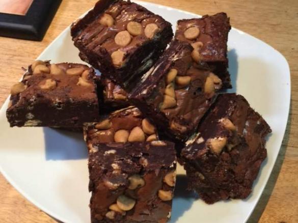 Peanut Butter Chocolate Brownie