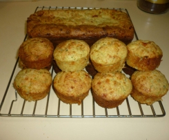Zucchini, Bacon & Cheese Muffins