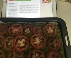 Variation Carrot/Pumpkin Spinach Slice