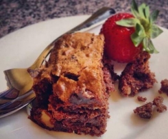 Dark Chocolate Sour Cherry Brownie