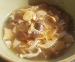 Asian Style Mushroom Soup
