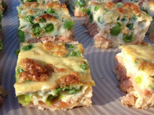 Smoked Salmon & Pea Frittata