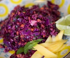 Thermogeek Green Mango, Beetroot and Cabbage Salad